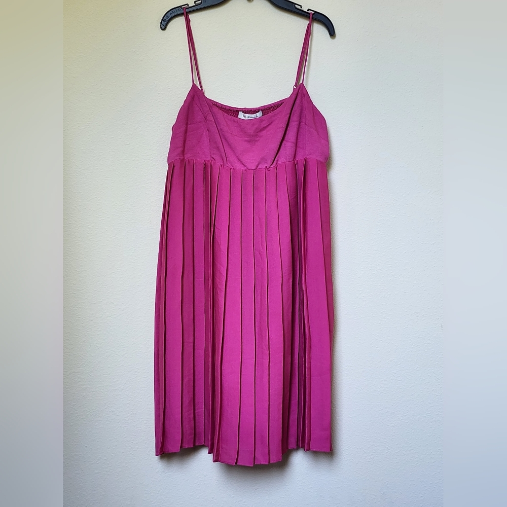 BCBGeneration Pink Spaghetti Strap Dress